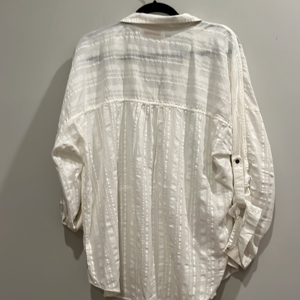 Statement (from stitch fix) oversized boyfriend button down shirt - size XL - Picture 11 of 15